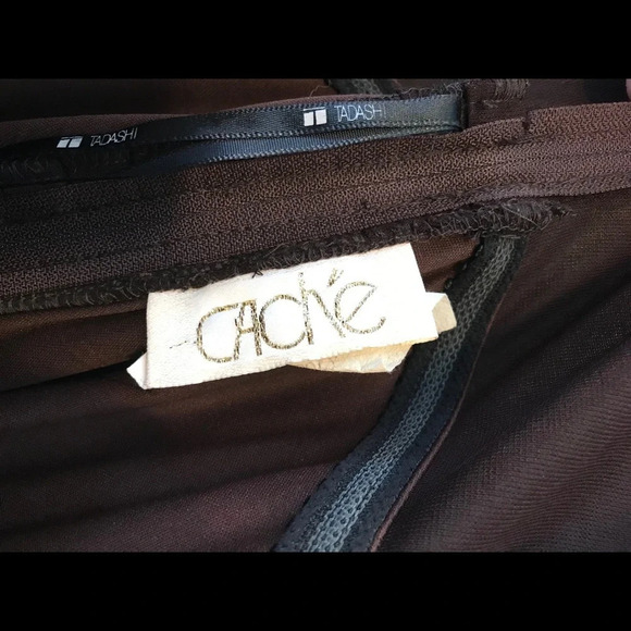 Tadashi Shoji Cache’ Evening Dress Sz 8 - Picture 8 of 11